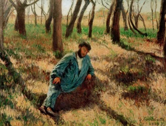 Father Magloire Lying in a Wood
